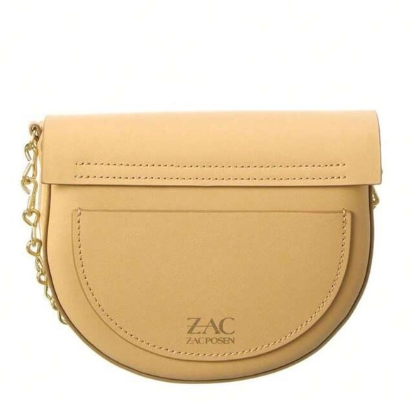 Zac Posen| Tan Leather Crossbody Bag - Picture 2 of 4